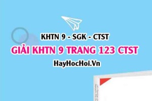 Giải KHTN 9 trang 123 Chân trời sáng tạo SGK